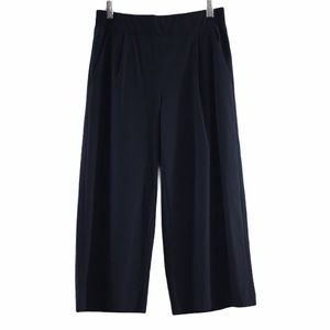 Athleta Navy Blue Brooklyn Wide Leg Crop Pants